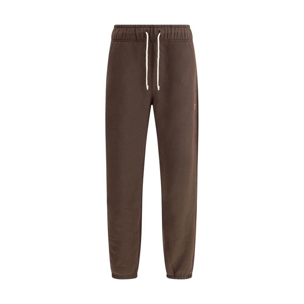 Elastic-waistband logo-patch track Pants