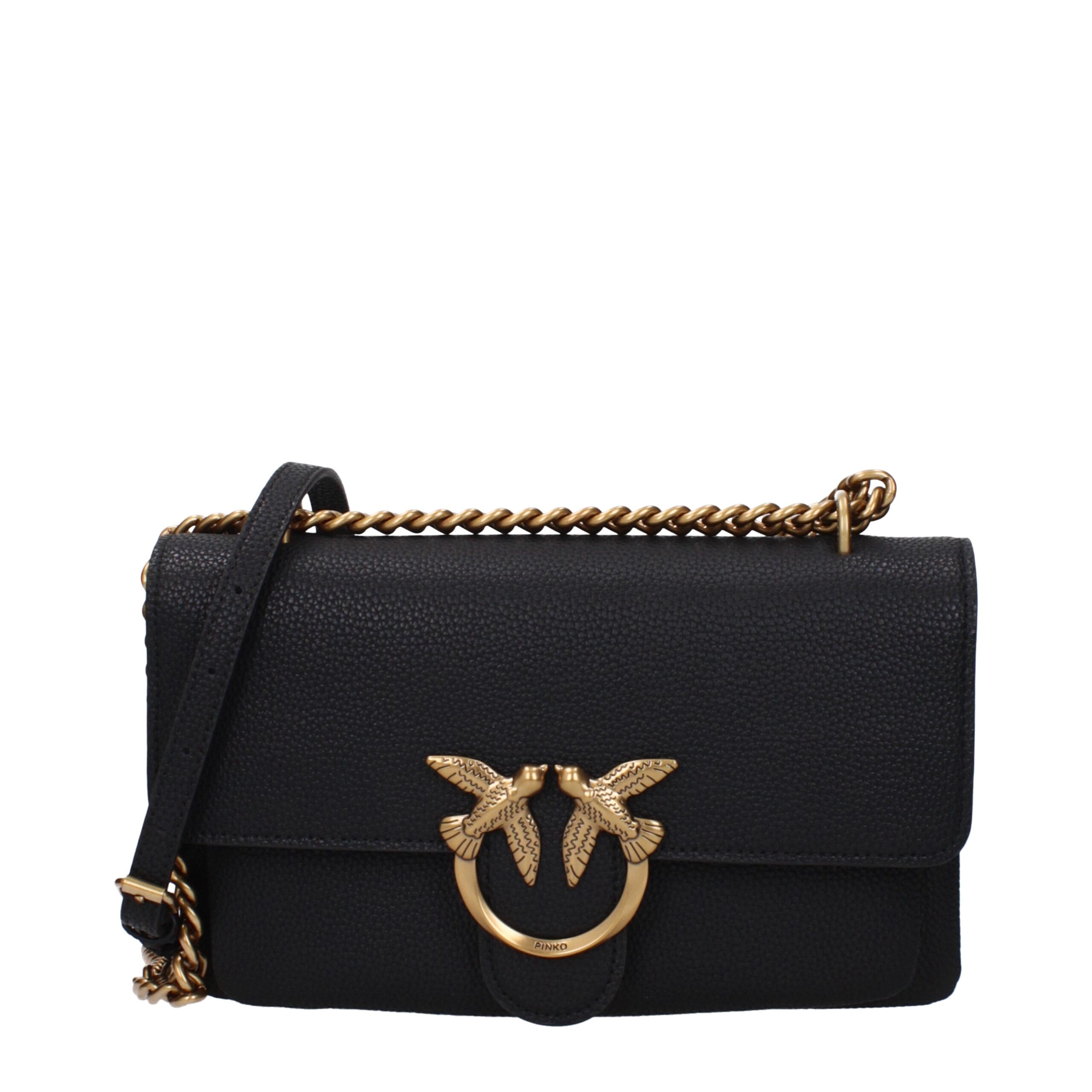 Black Leather Crossbody Bags