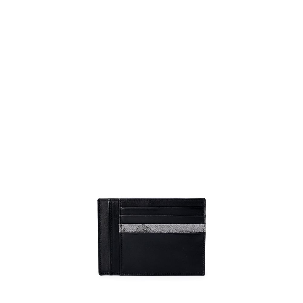 Gray Leather Cardholder