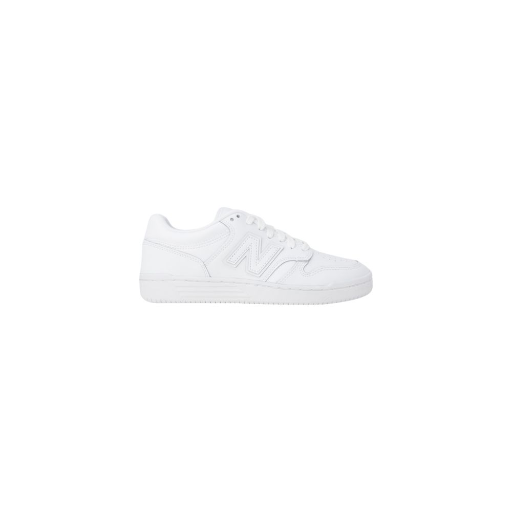 White Artificial Leather Sneaker