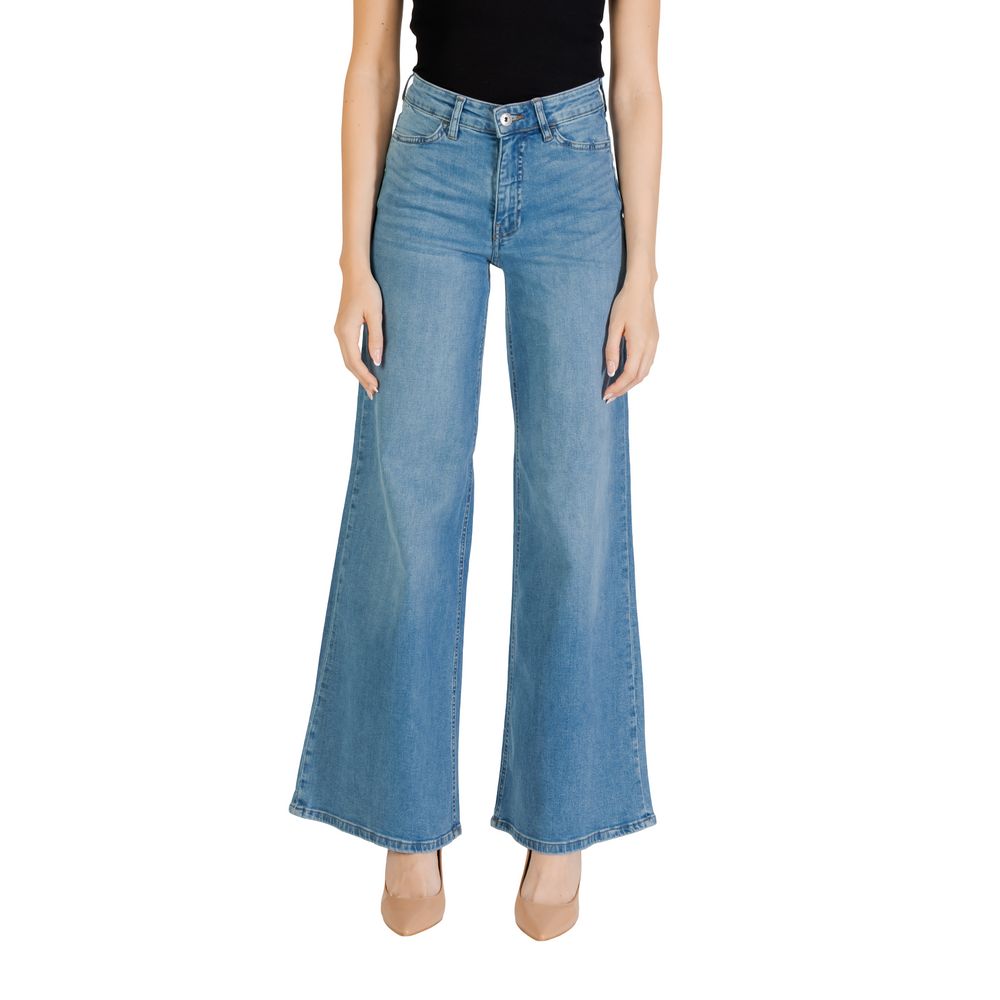 Light Blue Cotton Bootcut Jean