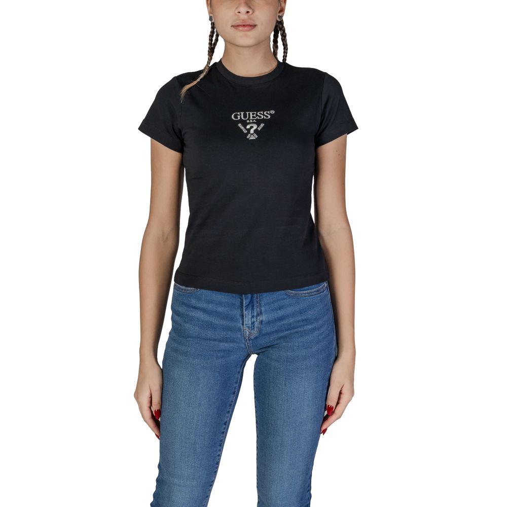 Black Cotton T-Shirt