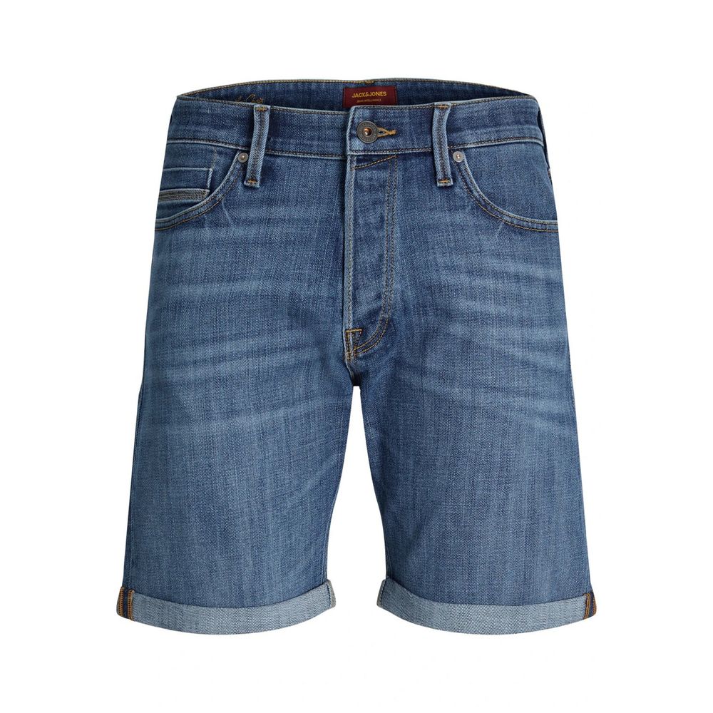Blue Cotton Bermuda