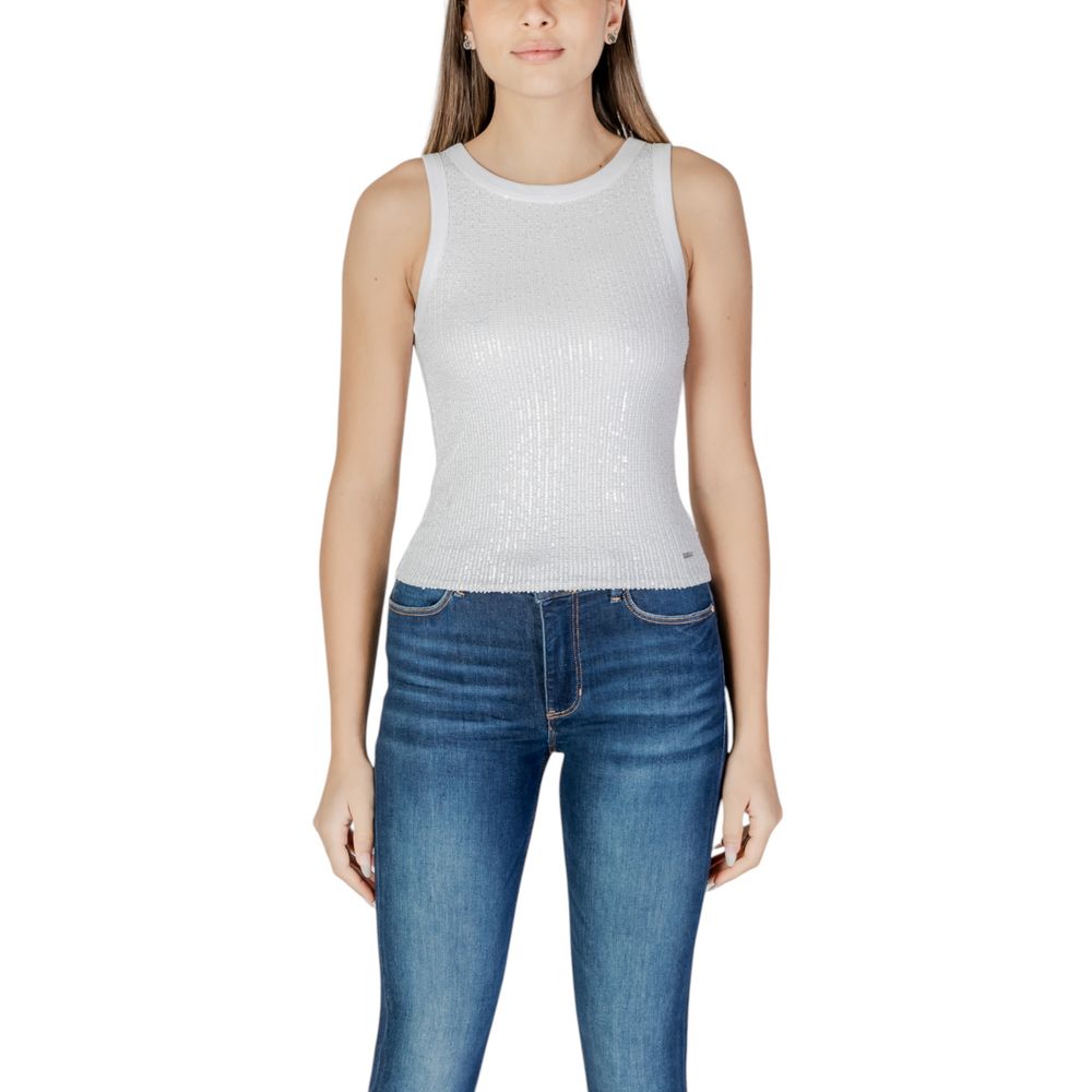 White Cotton Tank Top