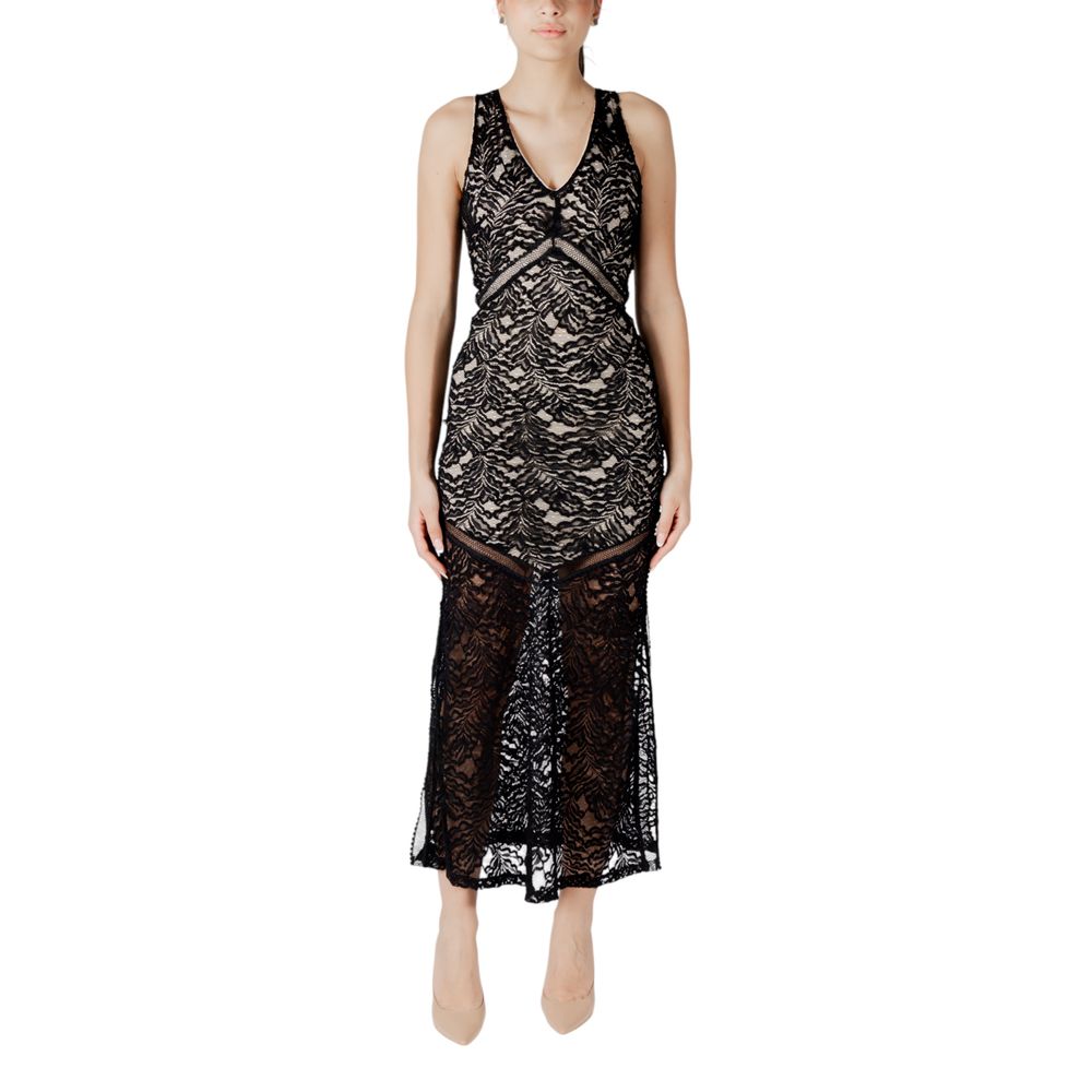 Black Polyester Long