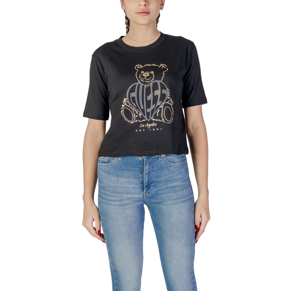 Black Cotton T-Shirt