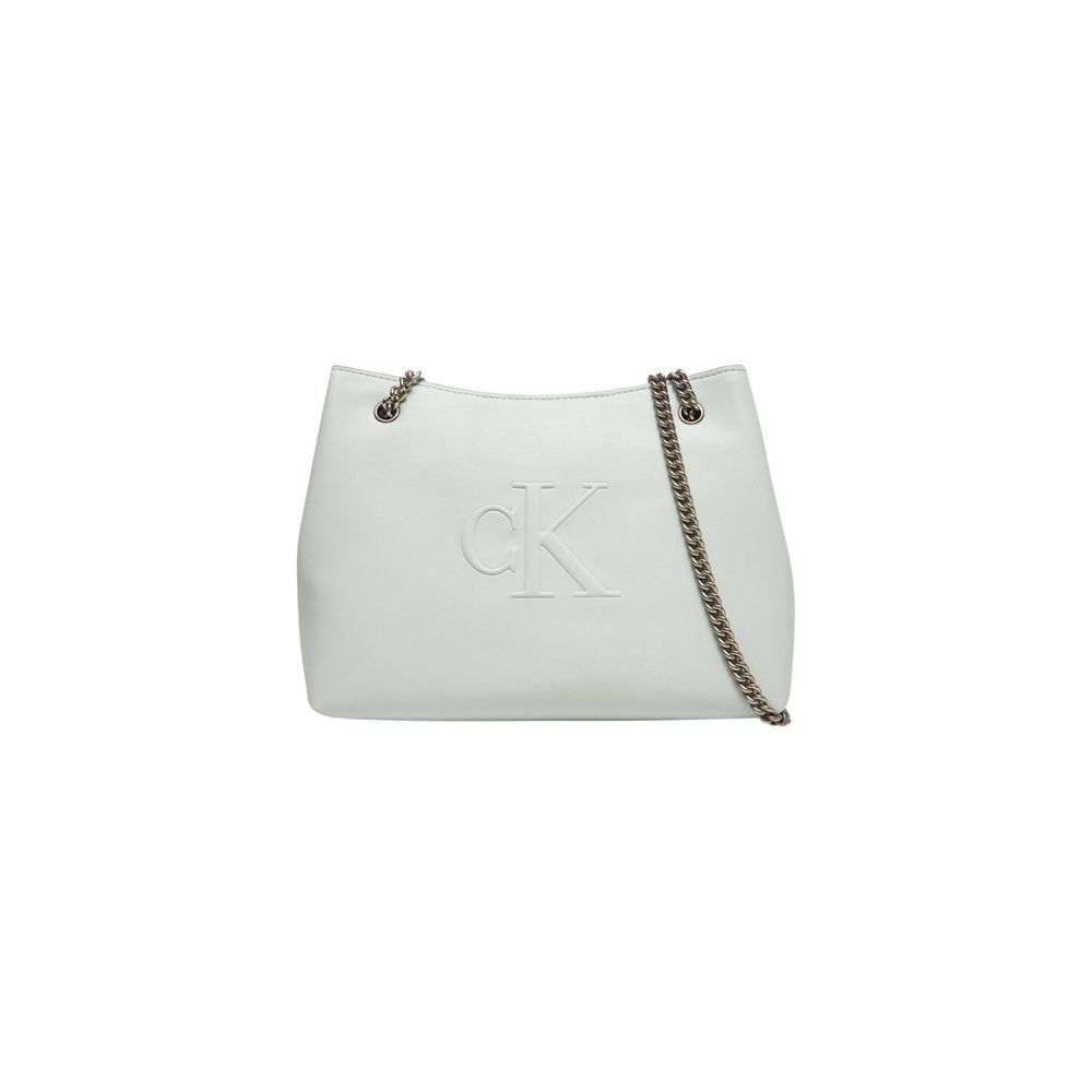 Gray Polyethylene Handbag