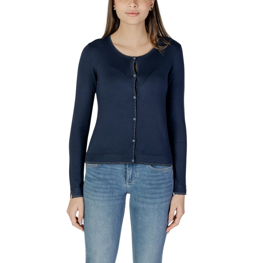 Blue Viscose Cardigan