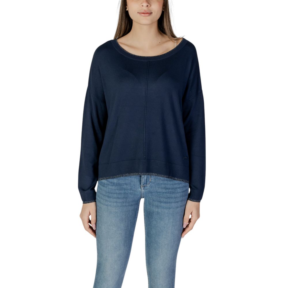 Blue Viscose Sportswear
