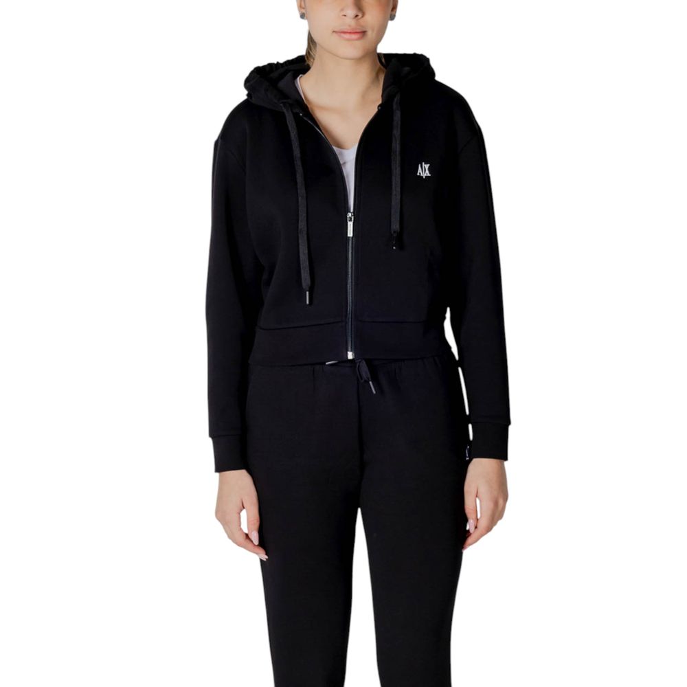 Black Cotton Hoody