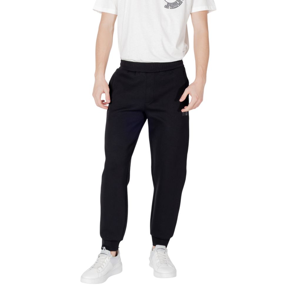 Black Cotton Joggers Workout Pant