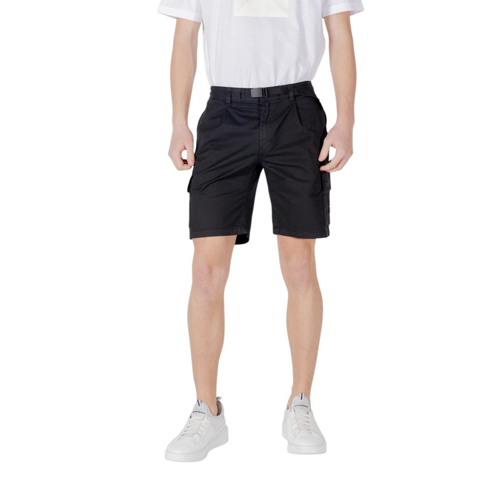 Black Cotton Bermuda