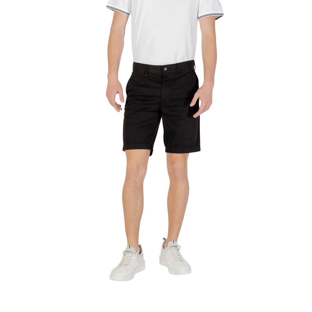 Black Cotton Bermuda