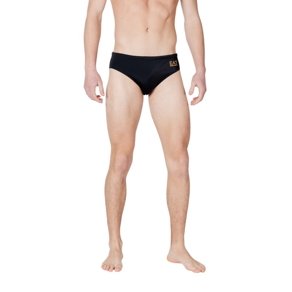 Bicolor Polyester Swim Brief