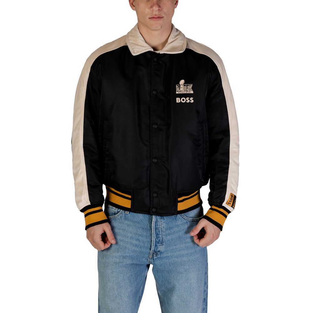 Black Polyamide Jackets & Coat