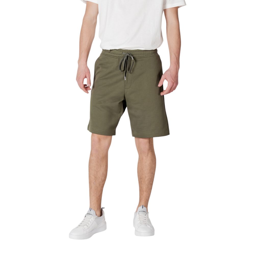 Green Cotton Bermuda