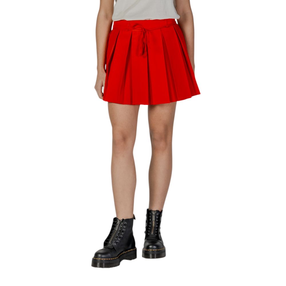Red Recycled Polyester Mini
