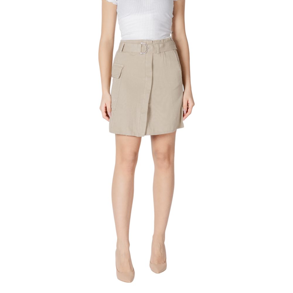 Beige Cotton Mini