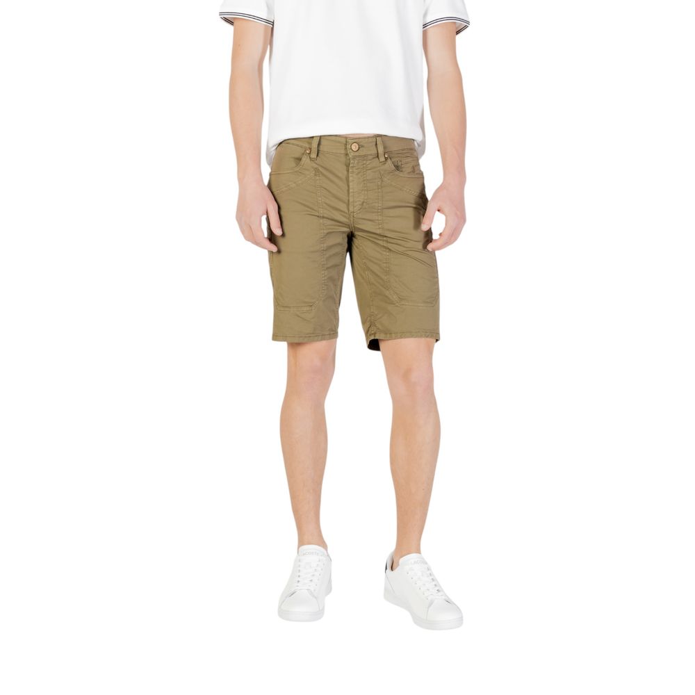 Green Cotton Bermuda