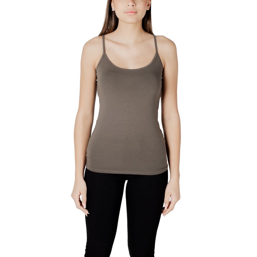 Green Cotton Tank Top
