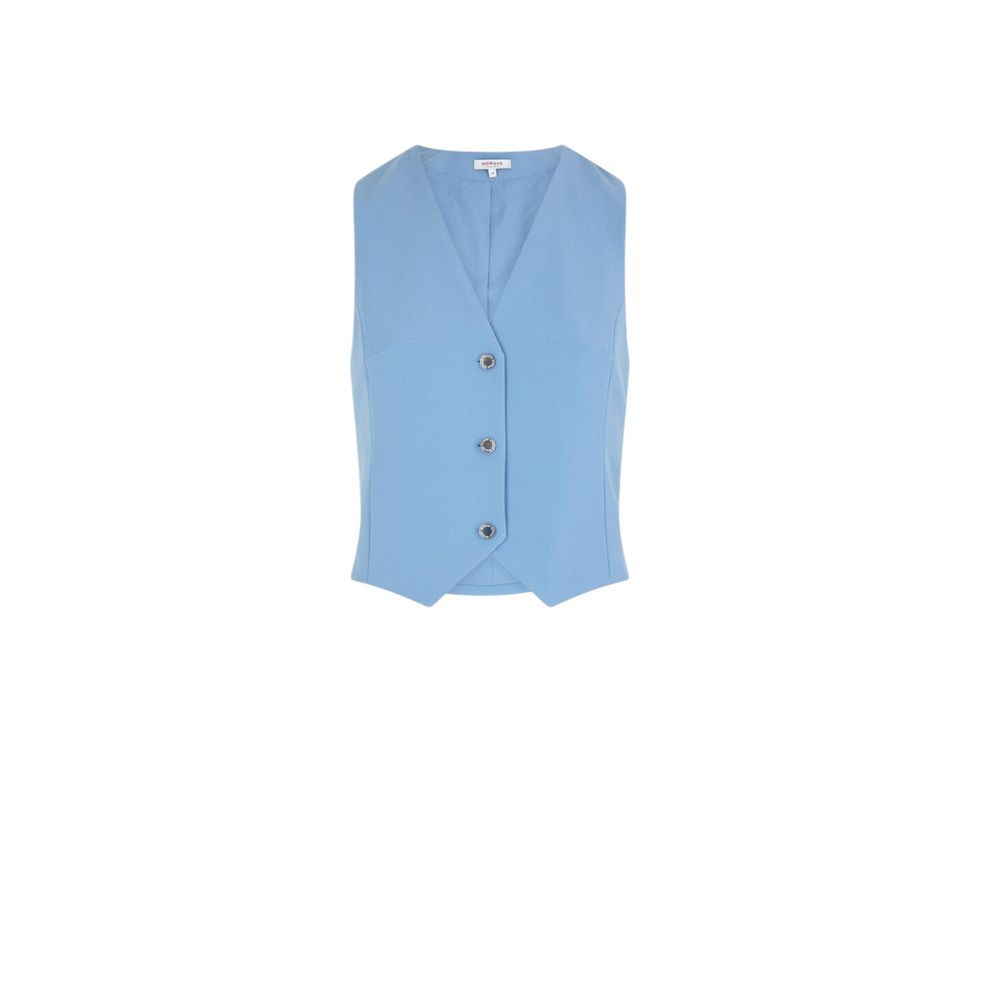 Blue Recycled Polyester Waistcoat