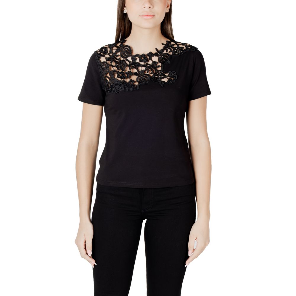 Black Cotton T-Shirt