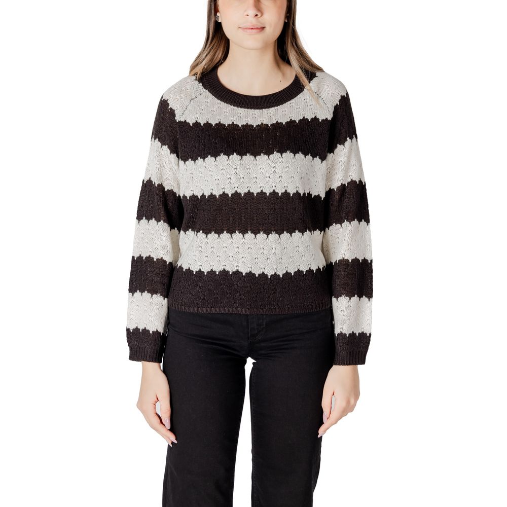 Black And White Marabou Sweater