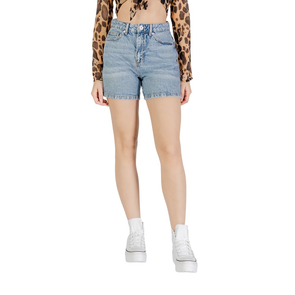 Light Blue Cotton Short