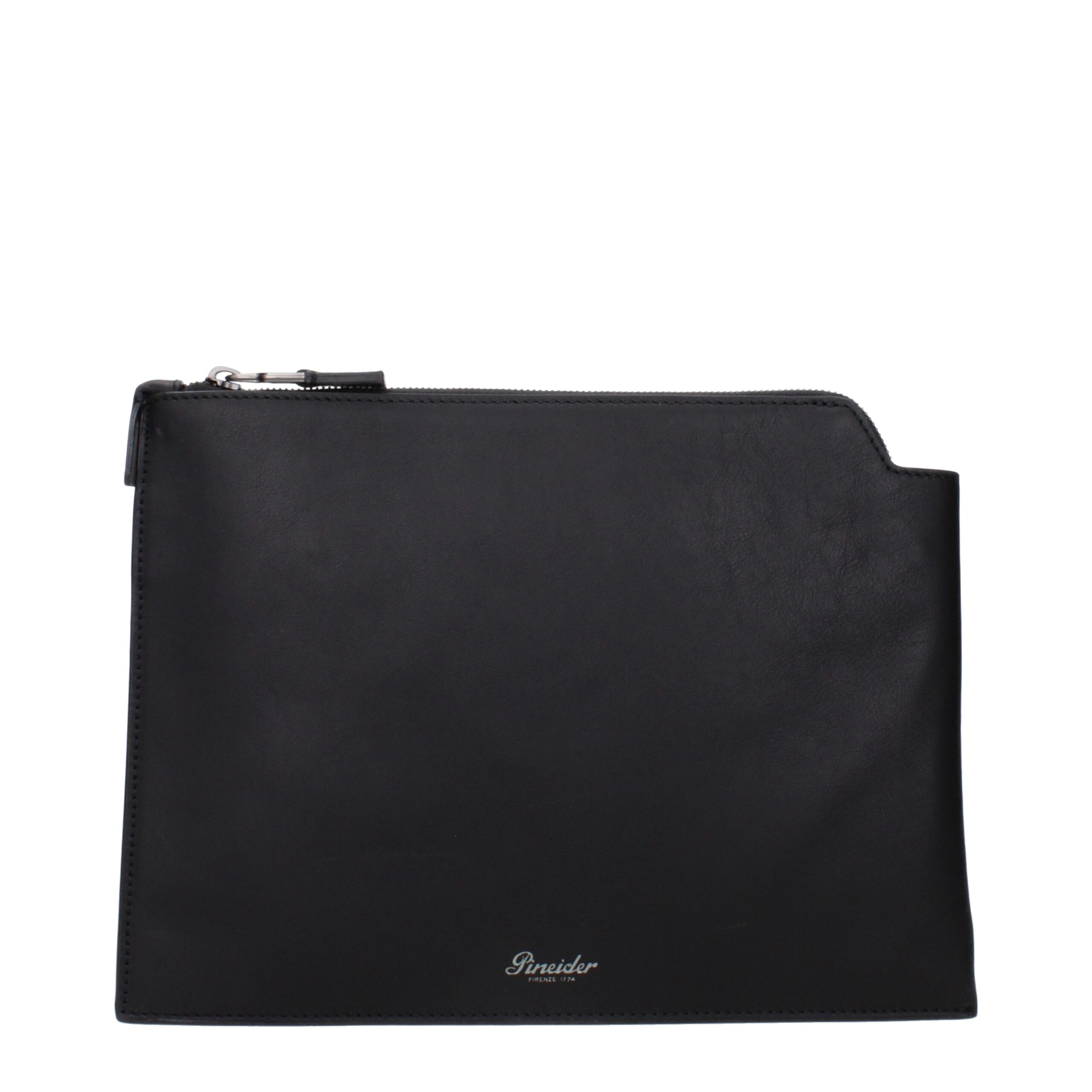 Black Leather Clutch Bags