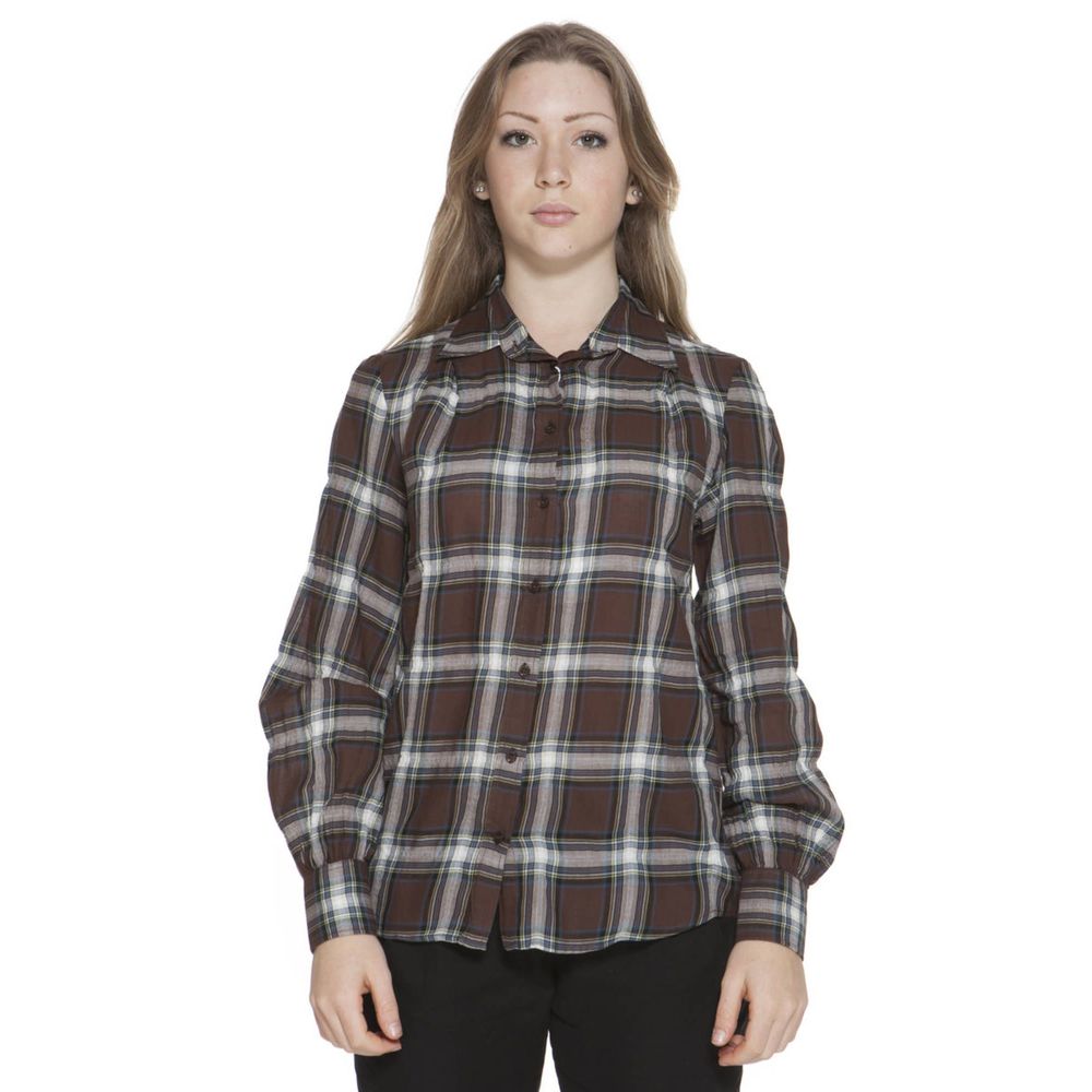 Brown Cotton Shirt