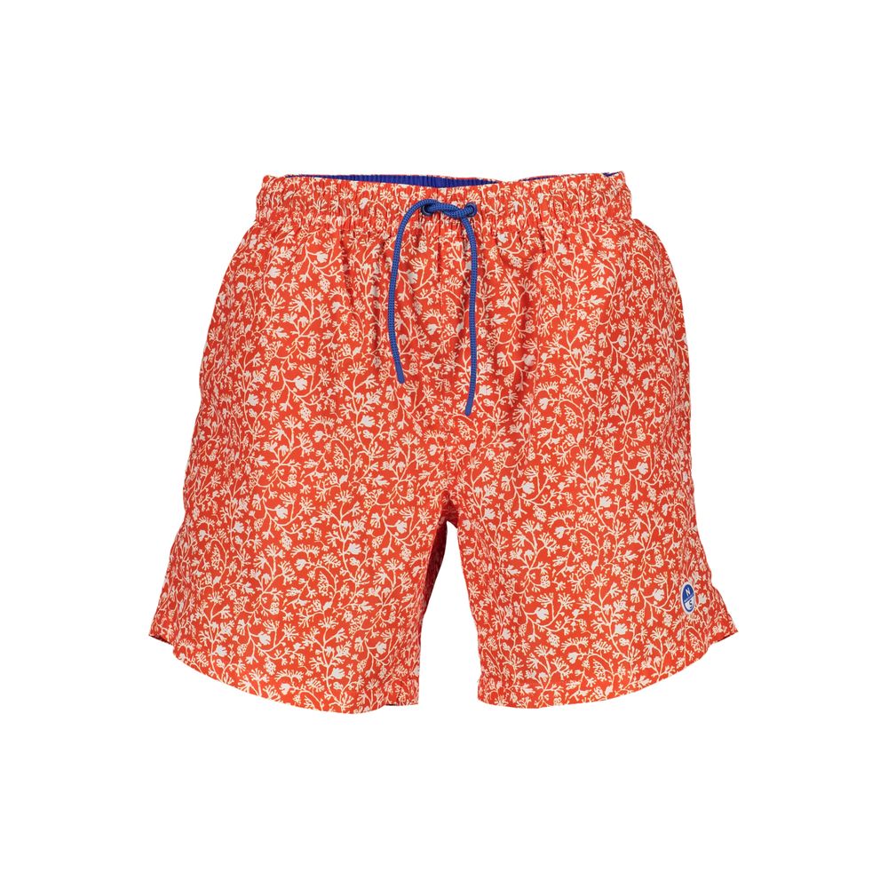 Red Polyester Swimwear