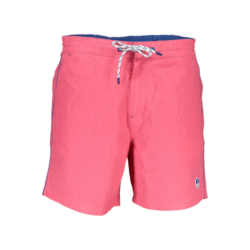 Pink Polyester Swimwear