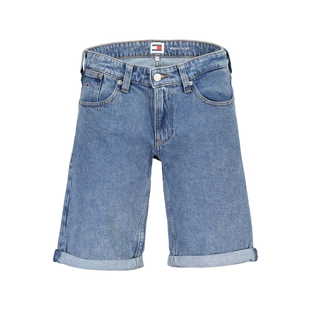 Blue Cotton Short