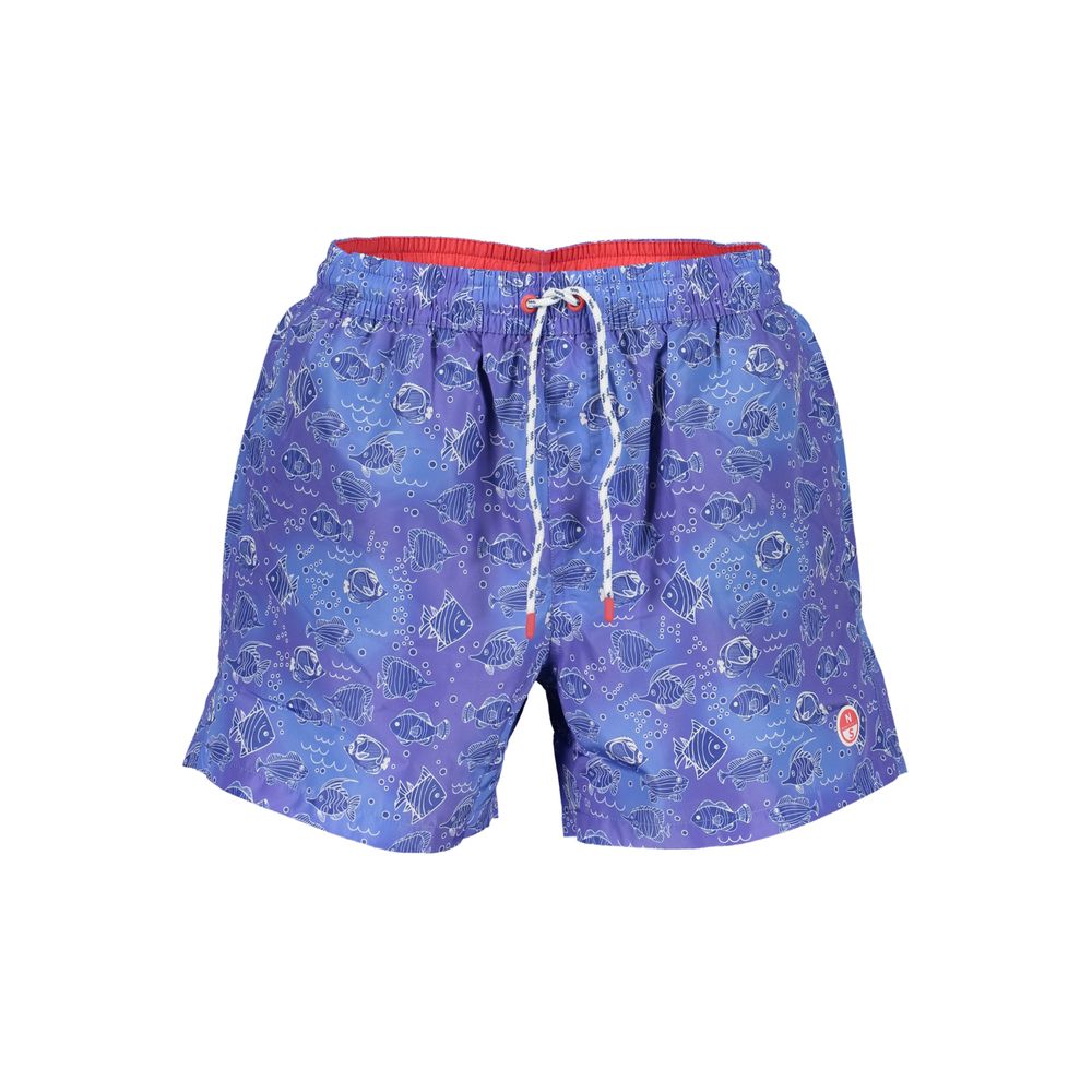 Purple Polyester Swimwear