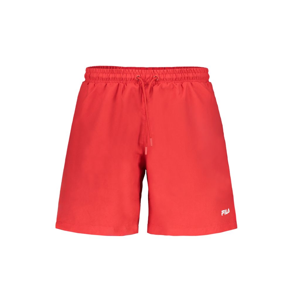 Rosso Polyester Men's Swim Boxer