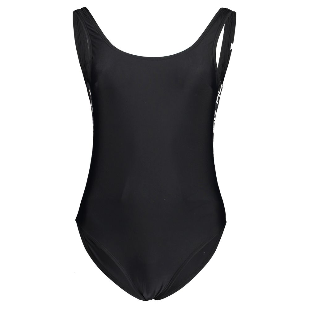 Black Elastane Swimwear