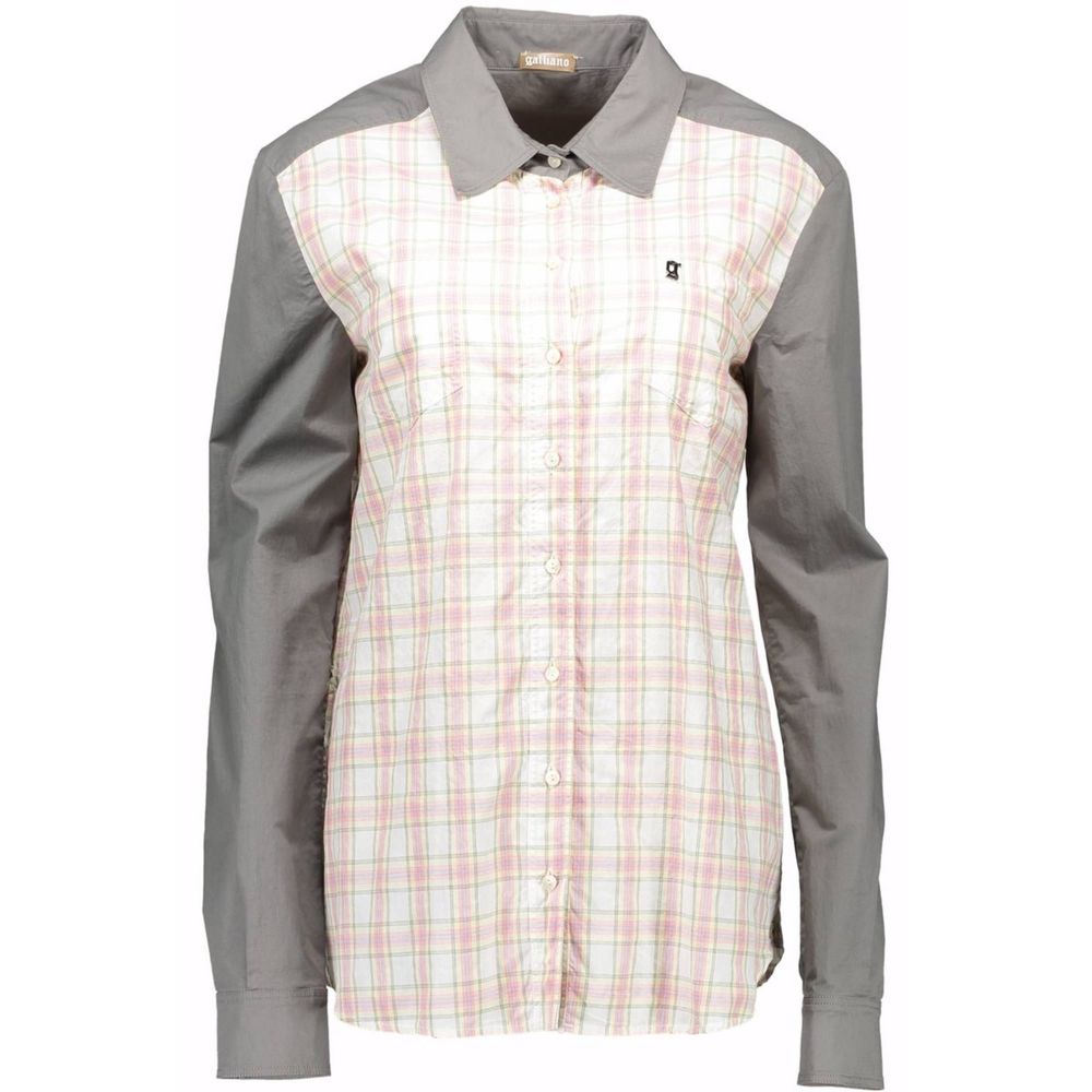 Grigio Cotton Women's Shirt