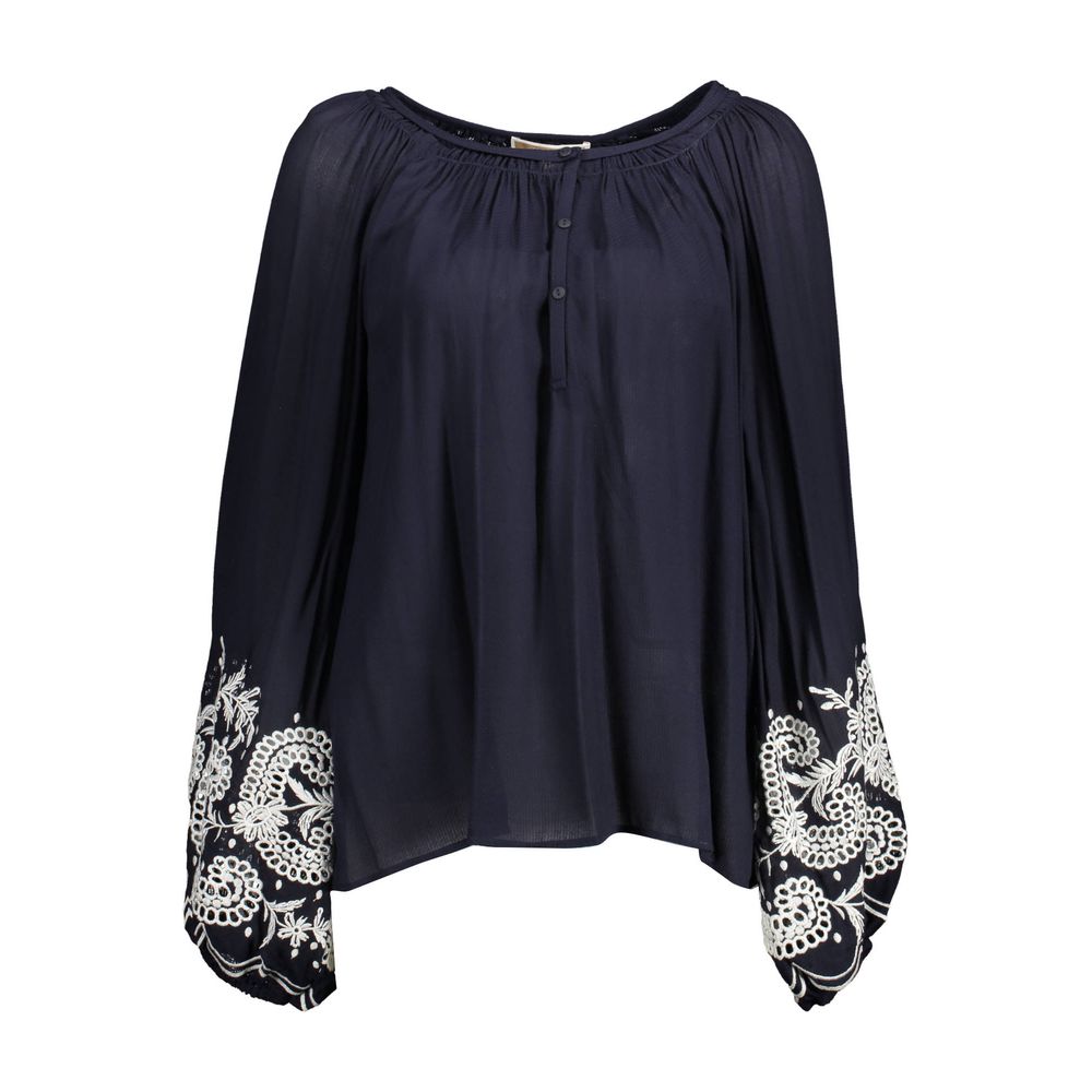 Blue Viscose Shirt