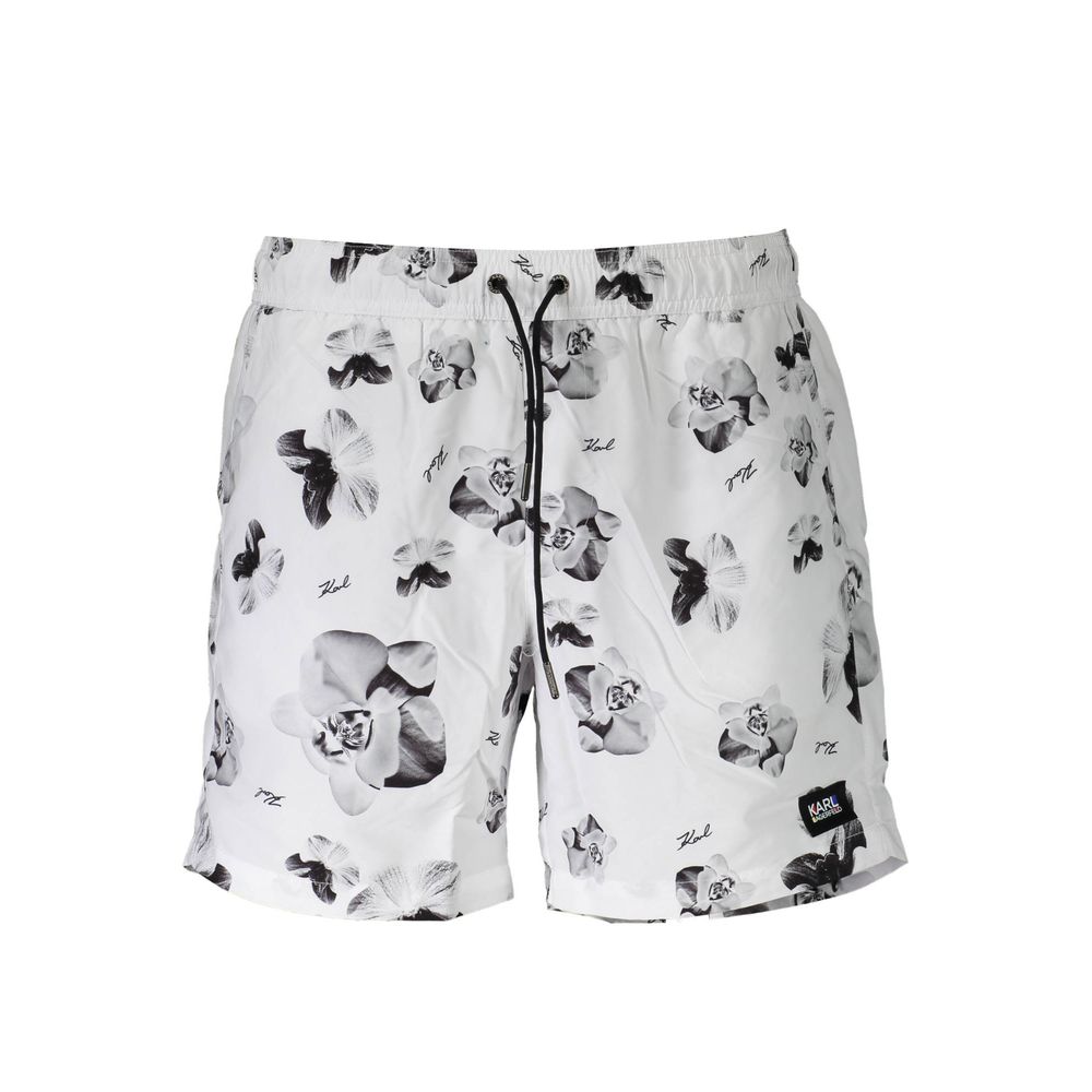 Bianco Polyester Men's Swim Boxer