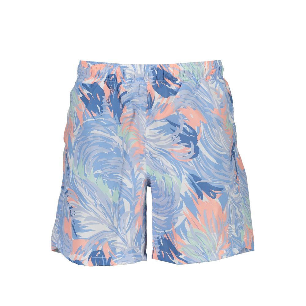 Blue Polyester Swimwear