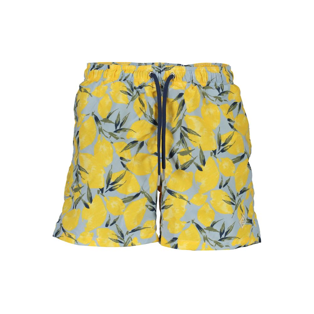 Blue Polyester Swimwear