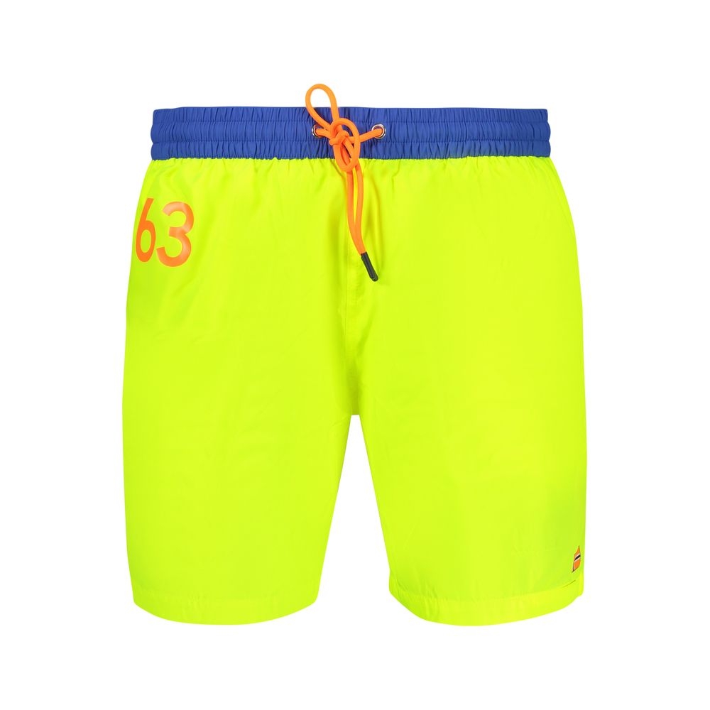 Giallo Poliammide Men's Swim Boxer