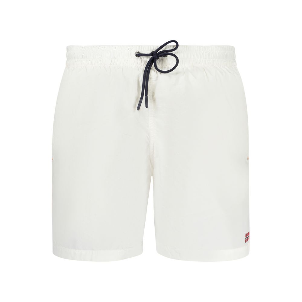 Bianco Poliammide Men's Swim Boxer