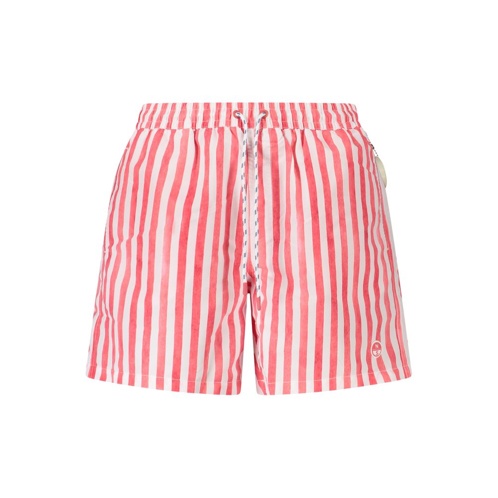 Red Polyester Swimwear