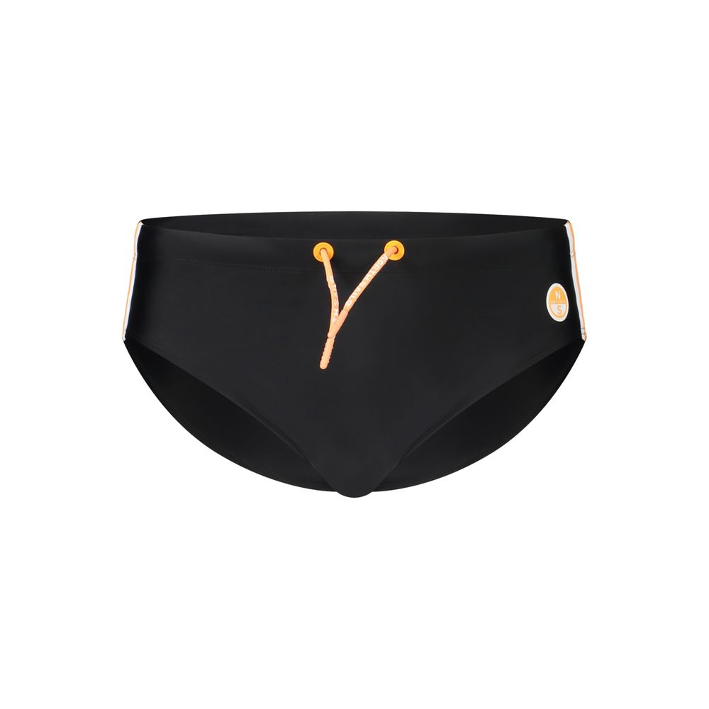 Black Elastane Swimwear