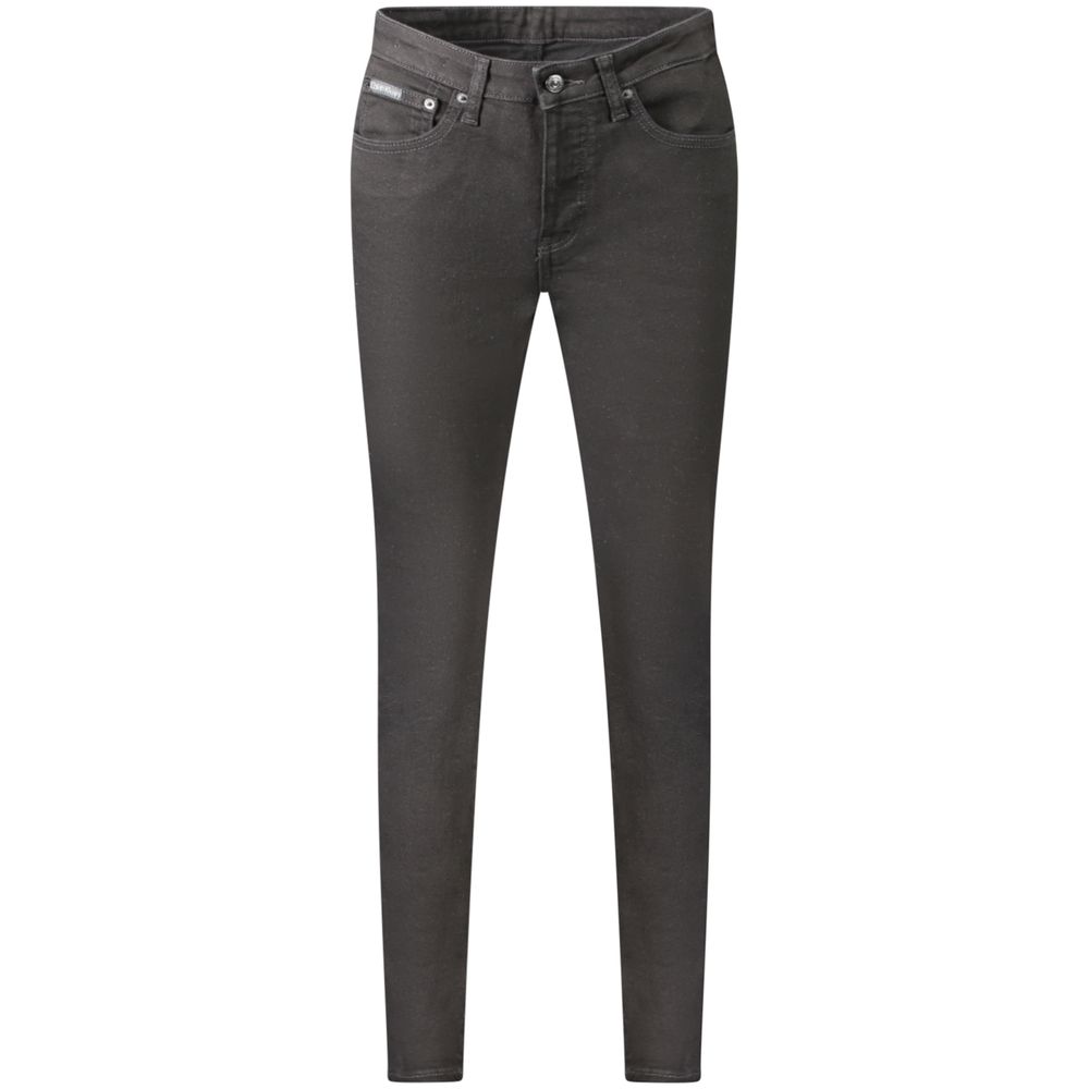 Black Cotton Women's Jeans