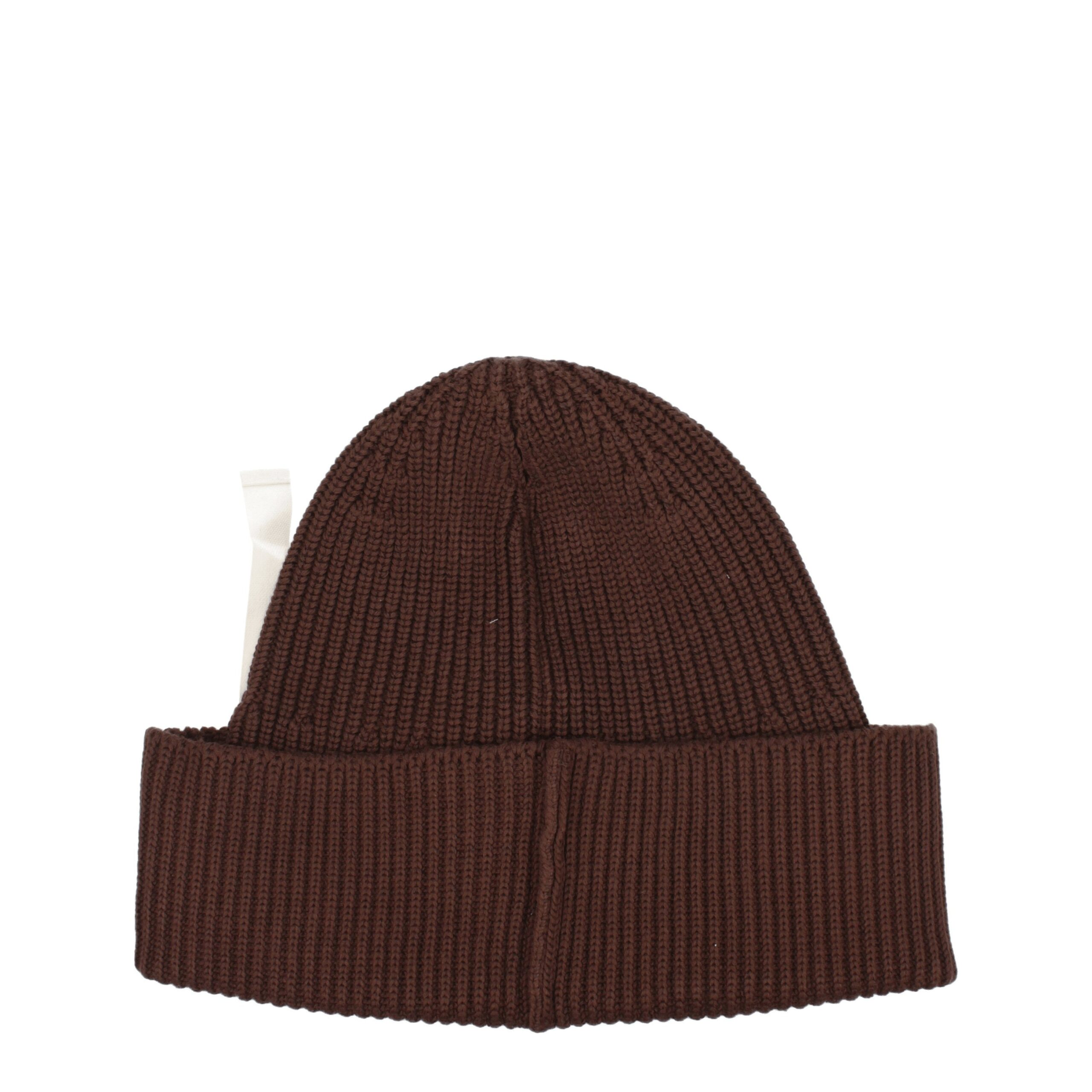 Brown Cotton Beanie - Thumbnail 2