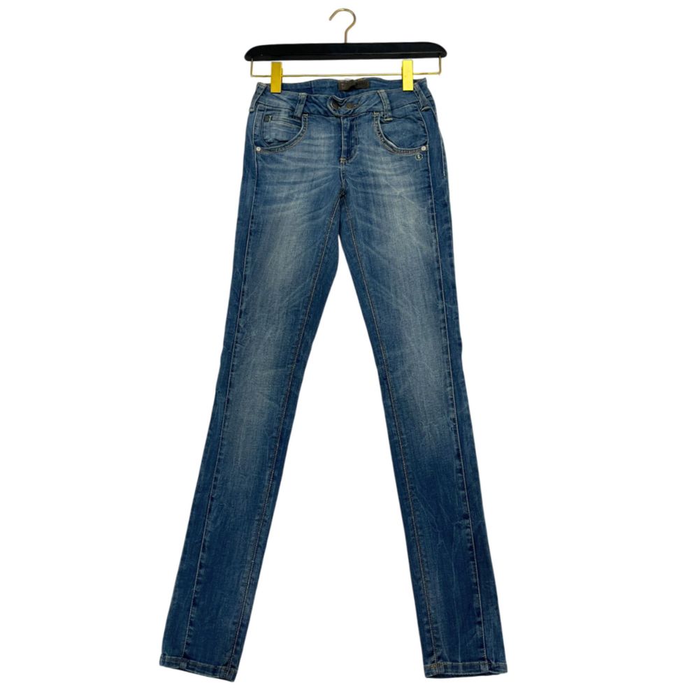 Blue Cotton Jeans Denim