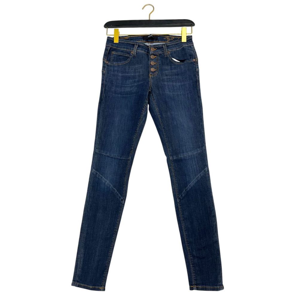 Blue Cotton Jeans Denim