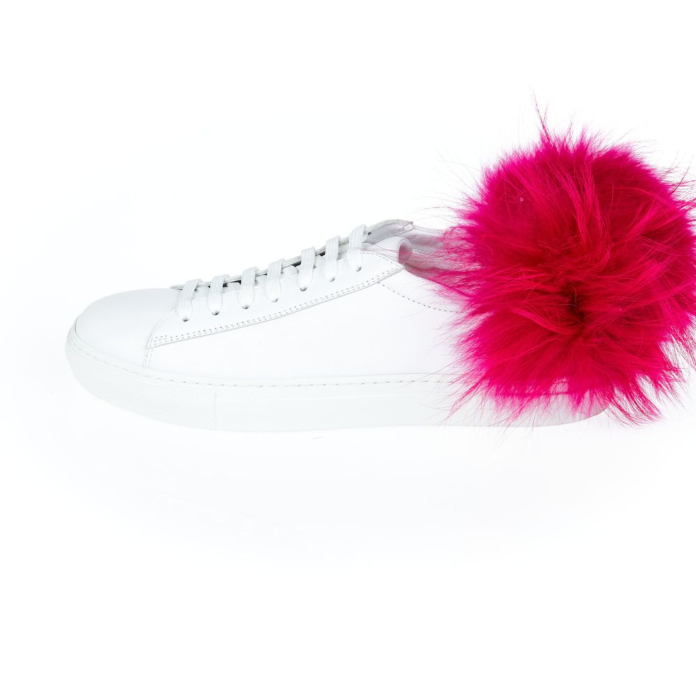 White Textile Shoe